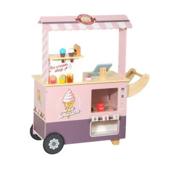 Wooden Ice Cream Cart